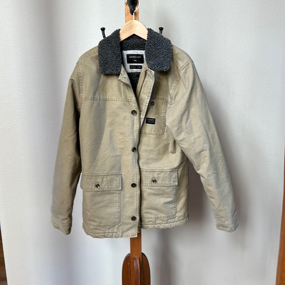 Quiksilver Men’s Med canvas jacket